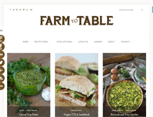 Tablet Screenshot of farmtotablela.com